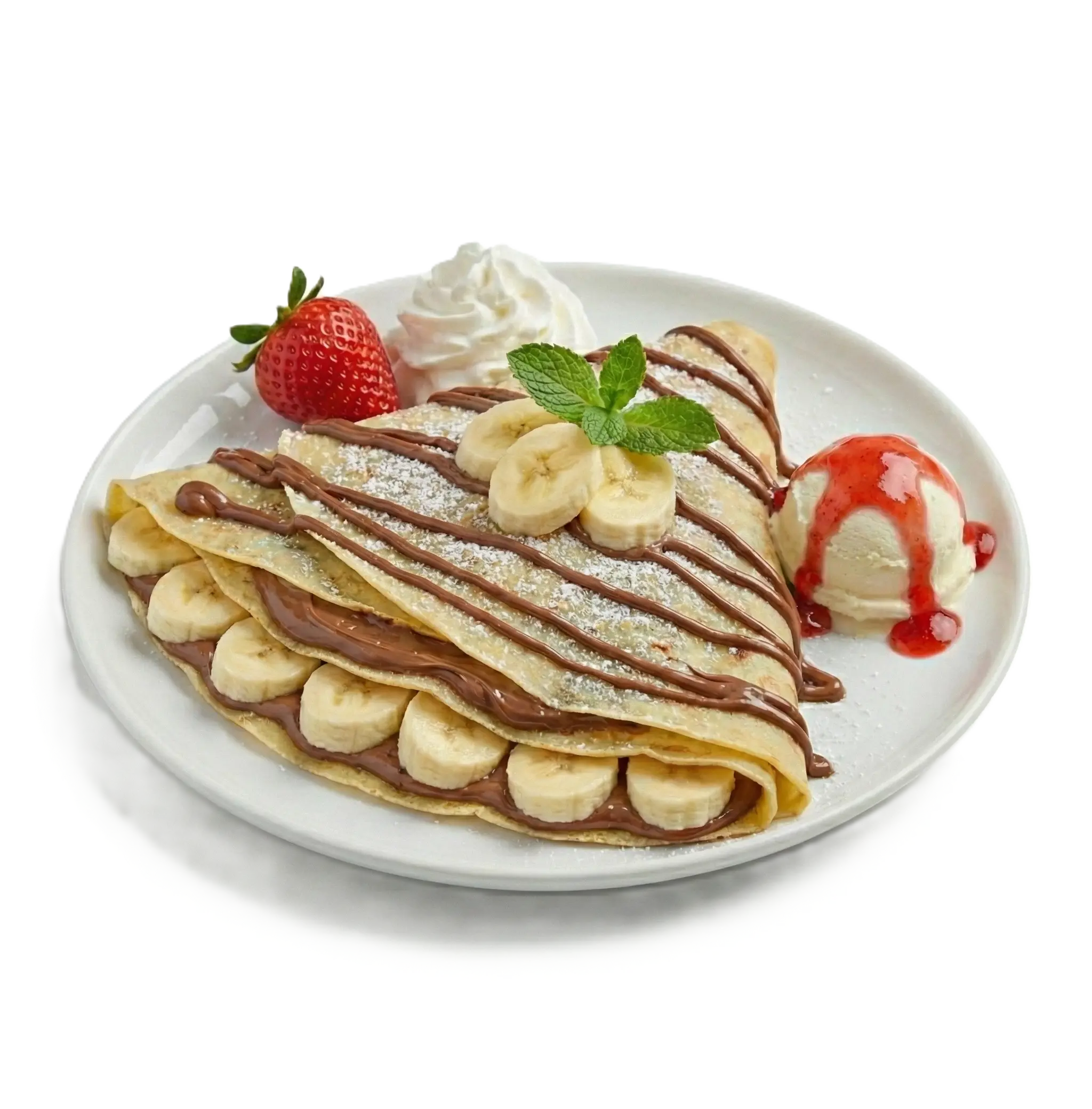 Crepa de banano con Nutella