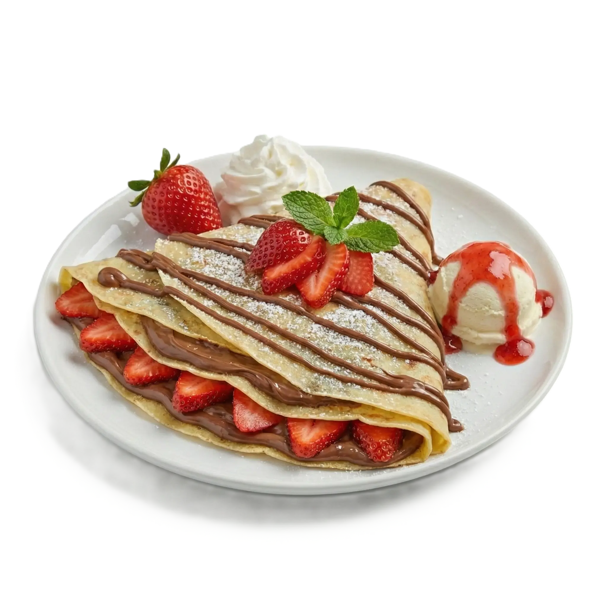 Crepa de fresas con Nutella